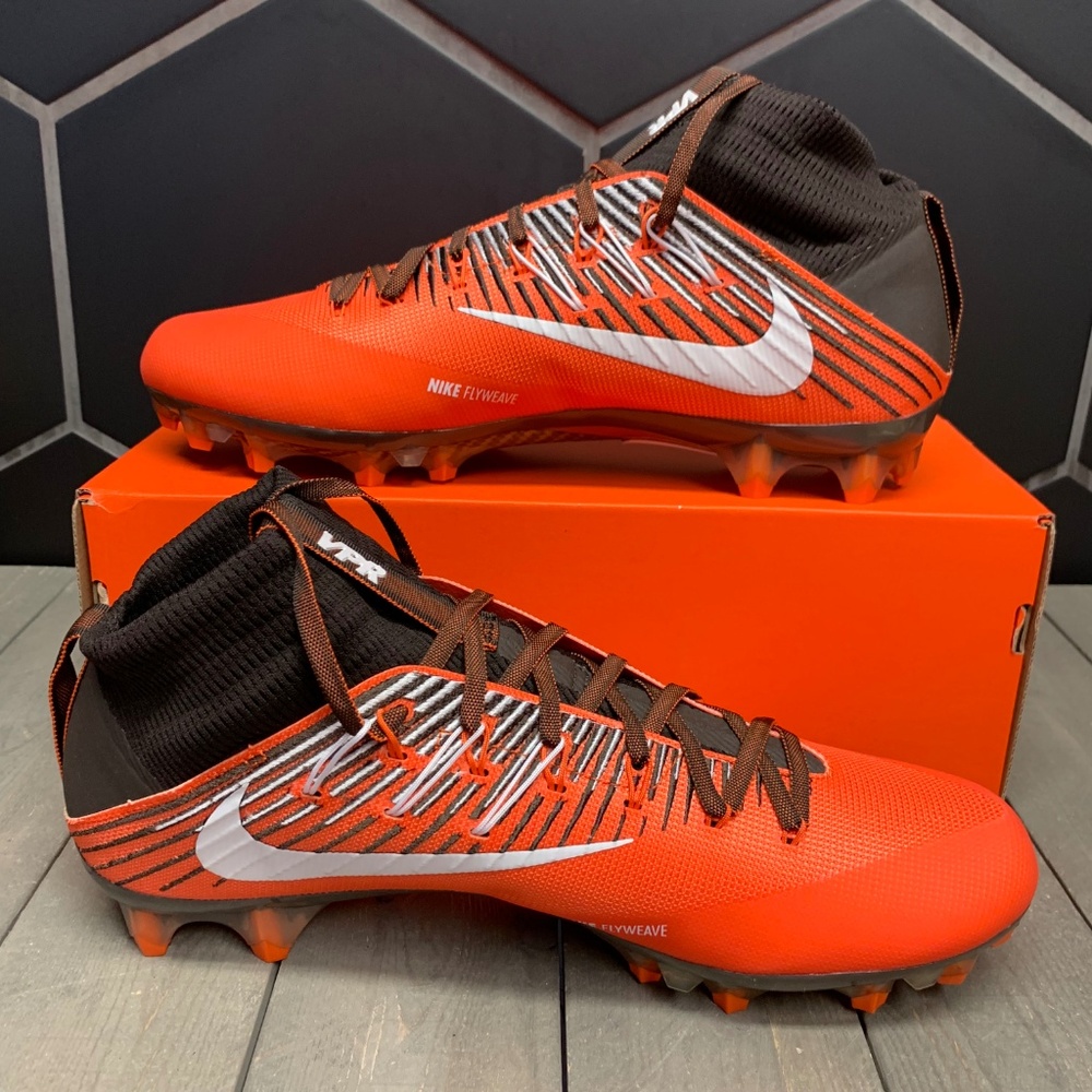 Nike Vapor Untouchable 2 Orange Brown Foot Cleats - Picture 2 of 5